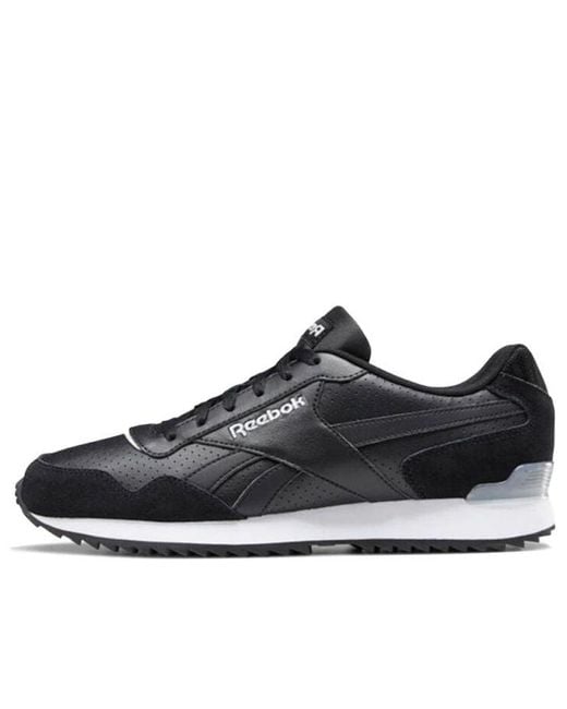 Reebok Black Royal Glide Ripple Clip Sport Shoes for men