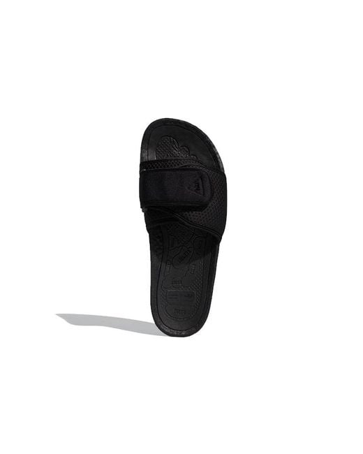 Adidas Black X Pharrell Williams Chancletas Hu Slides for men