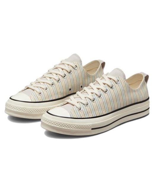 Converse White Chuck 70 Low 'Pecan Stripes' for men