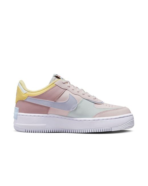 Nike White (Wmns) Air Force 1 Shadow 'Light Soft'