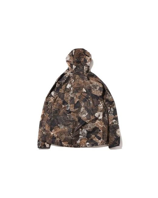 Nike Brown Ss22 Acg Rock Full Print Casual Hooded Jacket Rock for men