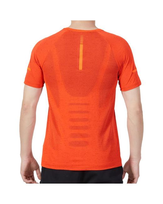 Under Armour Orange Vanish Seamless Running T-Shirt for men