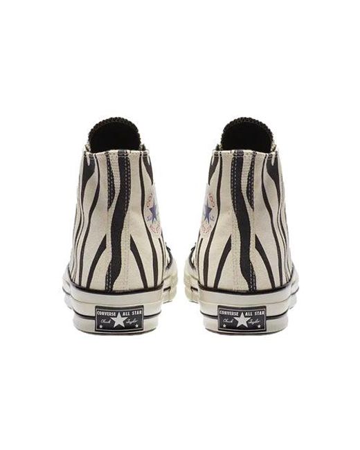 Converse Black Chuck 70 Hi 'Zebra' for men