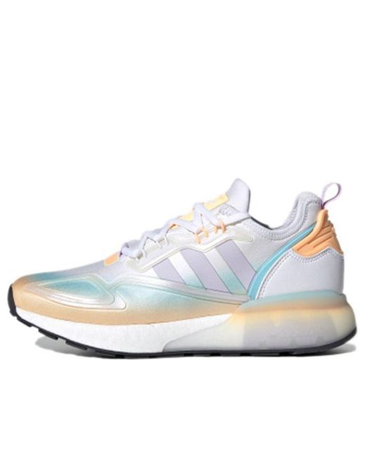 Adidas White (Wmns) Zx 2K Boost 'Space Race'