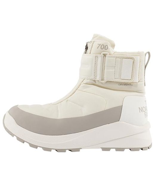 The North Face White Nuptse Ii Strap Waterproof Boots