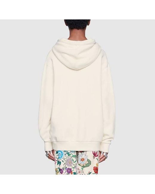 Gucci White (Wmns) Sweatshirt With Sequin Logo 'Off'