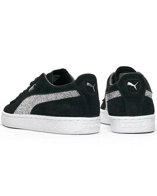 PUMA Black Swarovski X Suede Classic Crystal' for men