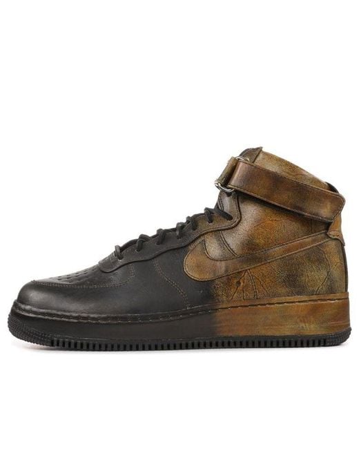 Nike Brown Air Force 1 Hi Ng Cmft Lw 'Pigalle' for men