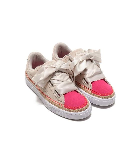 PUMA Brown (Wmns) Suede Heart Sneakerdrille