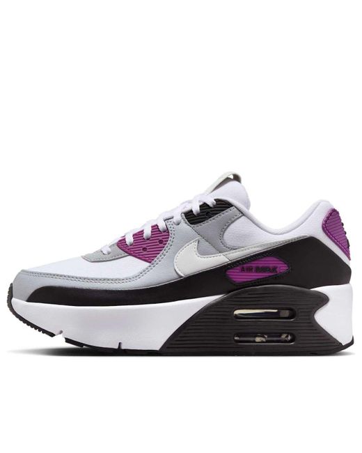 Nike White (Wmns) Air Max 90 Lv8 Bold Berry'