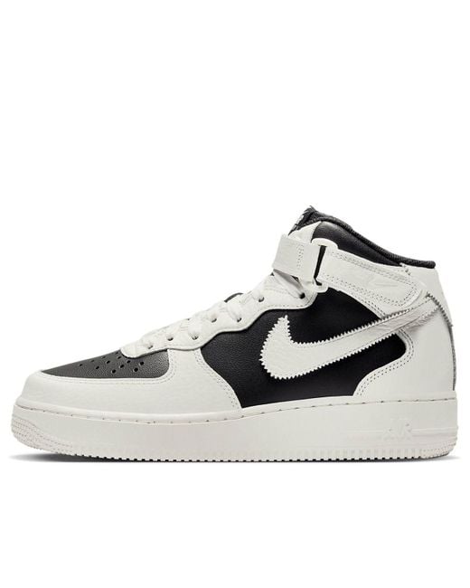 Nike Black (Wmns) Air Force 1 Mid '07 'Every 1'