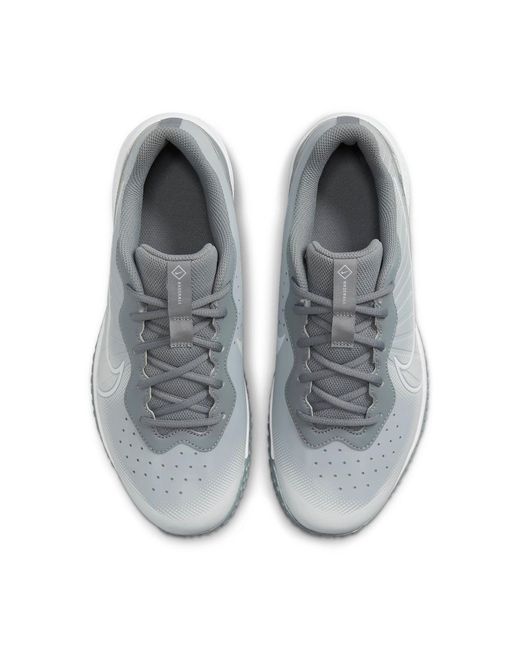 Nike Gray Alpha Huarache Varsity 4 Tf 'Wolf' for men
