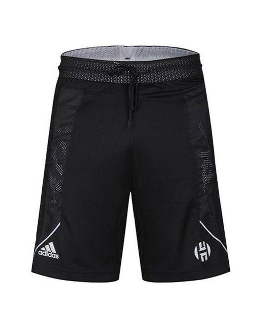 Adidas Black Hrd C365 Slogan Basketball Shorts for men