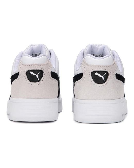 PUMA White Slipstream Lo Suede Fs for men