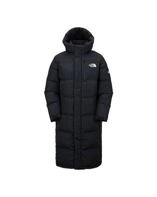 The North Face Black Long Down Winter Jacket for men