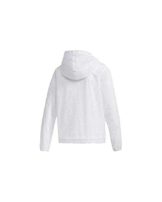Adidas Gray (Wmns) Three Stripes Printing Hooded Jacket