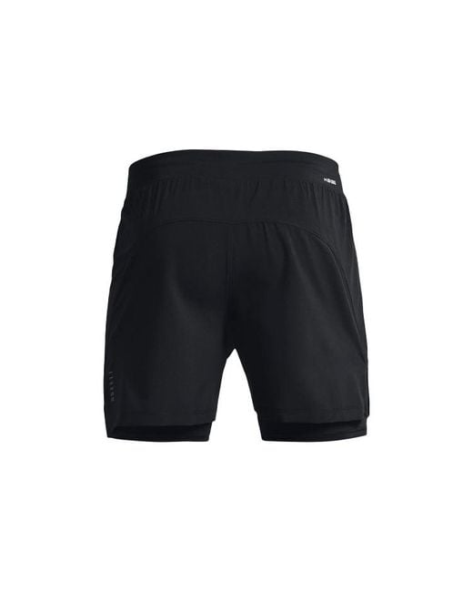 Under Armour Blue Iso-Chill Run 2N1 Shorts for men