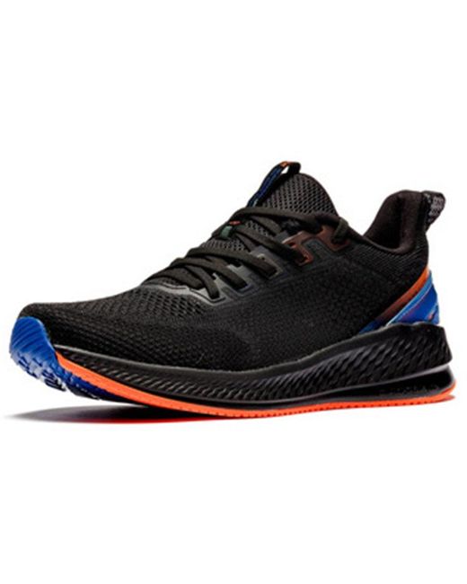361 Degrees Black Ii Breathable Running Shoes for men