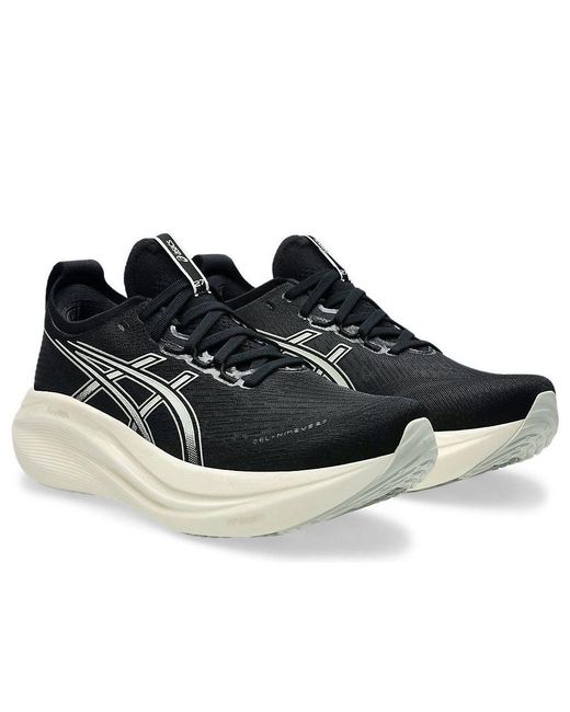 Asics Black Gel Nimbus 27 Running Shoe for men
