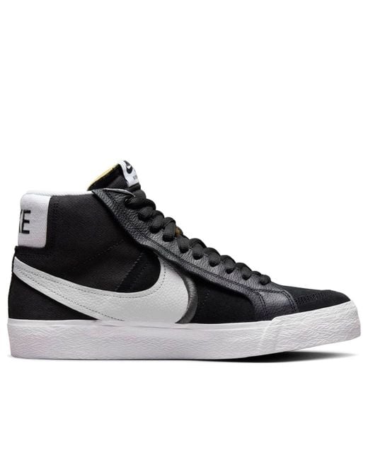 Nike Black Zoom Blazer Mid Premium Sb 'Oversized Swoosh for men
