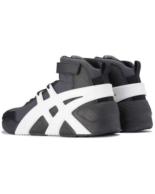 Onitsuka Tiger Black Big Logo Trainer Mid for men