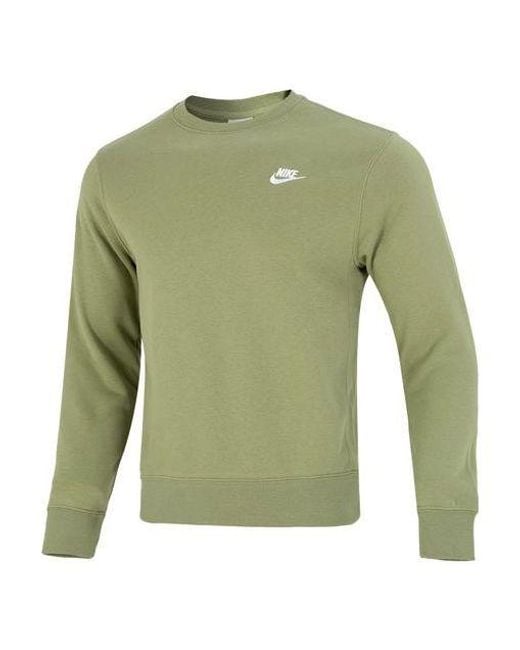 Nike Green M Nsw Club Crw Ft 'Avocado' for men