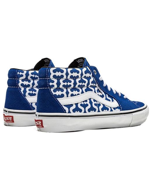 Vans Blue Supreme X Grosso Mid 'Monogram S for men