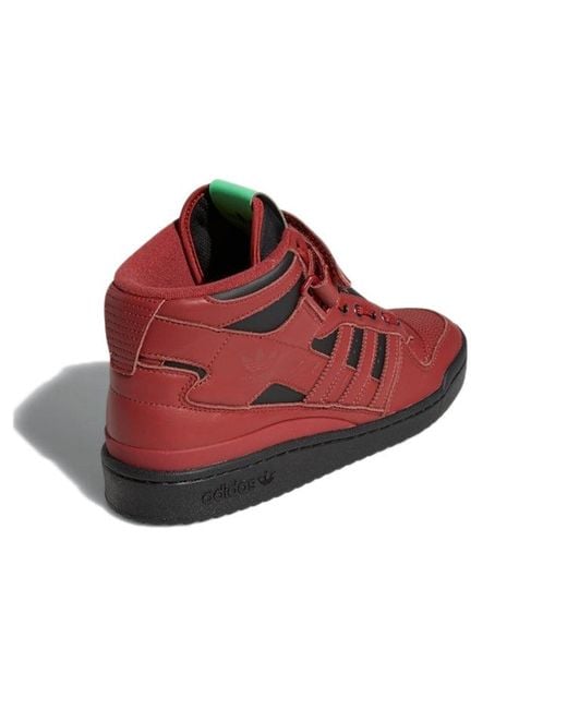 Adidas Red Marvel X Forum Mid 'Star Lord'