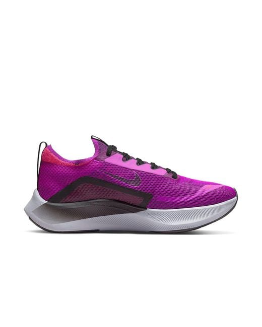 Nike Purple Nke Zoom Fly 4 Trainers Sneakers Running Shoes Ct2401