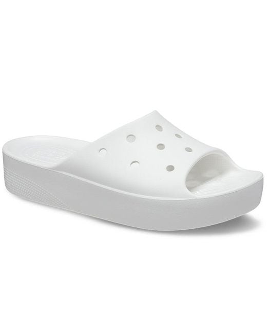 CROCSTM White (Wmns) Classic Platform Sandals
