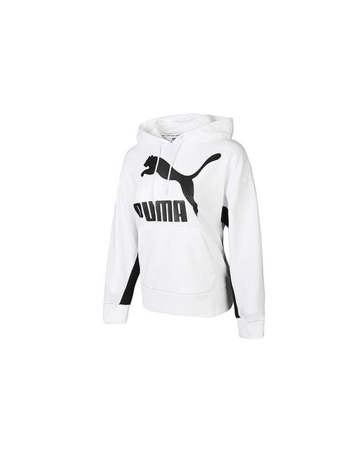 PUMA Gray (Wmns) Classics Logo Hoodie