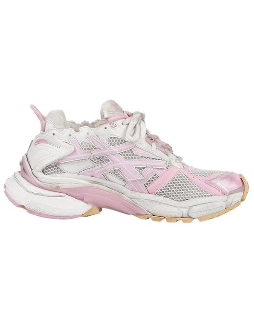 Balenciaga White (Wmns) Runner Sneakers Baby Mesh And Nylon'