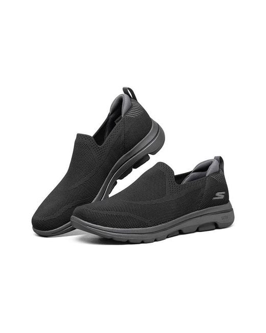 Skechers Black Go Walk 5 Ritical Charcoal' for men