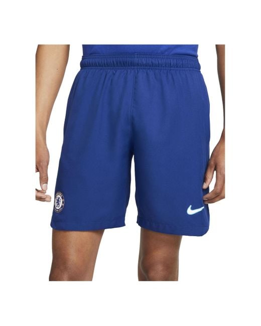 Nike Blue Dri-Fit Chelsea Fc 22-23 Stadium Shorts for men