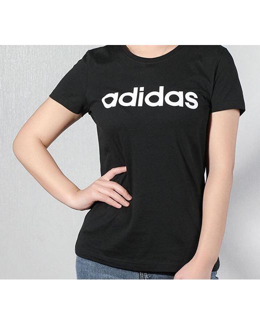 Adidas Black (Wmns) Neo W Esntl Lg T 1 Sports Short Sleeve