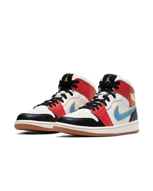 Nike Red (Wmns) 1 Mid Se 'Let(Her)