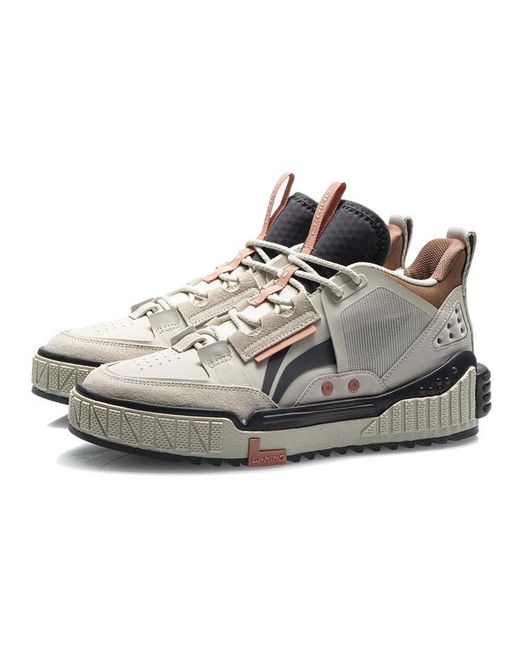 Li-ning White No.258 Mid for men
