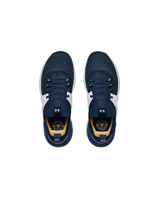 Under Armour Blue Project Rock 4 'Deep Sea' for men