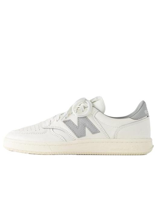 New Balance White Aim Leon Dore X T500 for men