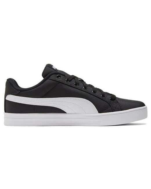 PUMA Black Smash Vulc Retro Casual Skateboarding Shoes for men