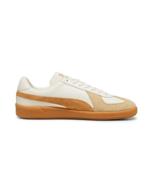 PUMA White Army Trainer Tan Gum' for men