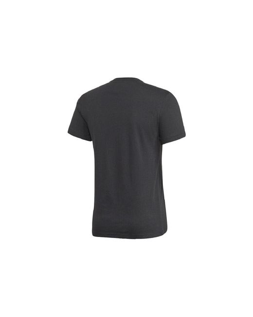Adidas Black Bj Scrawl Tee Casual Sports Round Neck Training Short Sleeve Couple Style