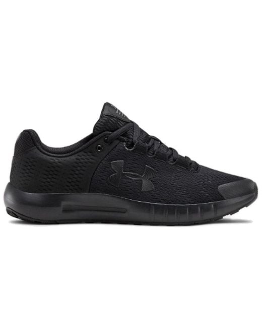 Under Armour Black Micro G Pursuit Running Shoe