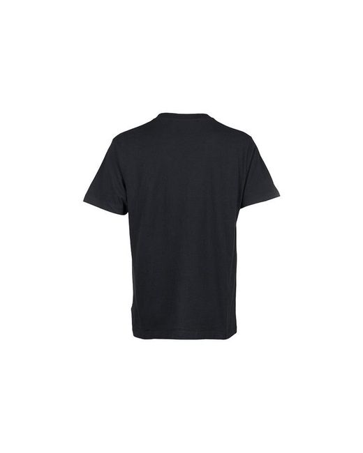 Off-White c/o Virgil Abloh Black Ss22 Stripe Alphabet Printing Short Sleeve Version for men