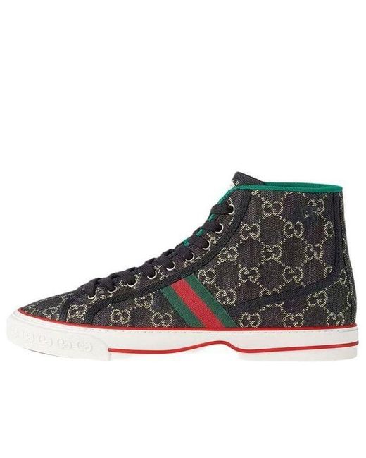 Gucci Black Tennis 1977 High Mini Gg' for men