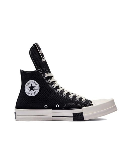 Converse Black Rick Owens X Turbodrk Chuck 70 High for men