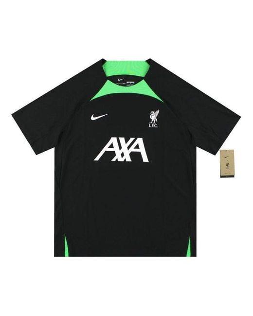 Nike Black Dri-Fit Adv Strike Elite Logo Liverpool Training Jersey for men