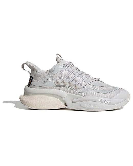 Adidas White Alphaboost V1 for men