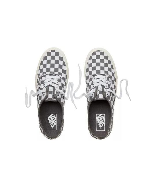 Vans White Authentic 'Checkerboard for men
