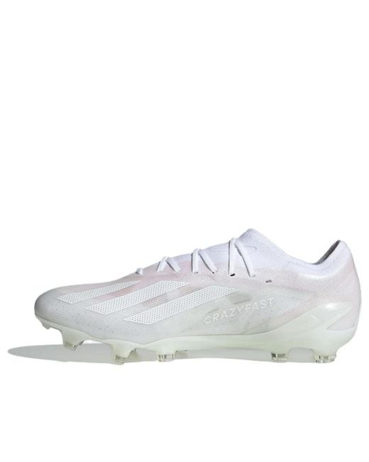 Adidas White X Crazyfast.1 Fg 'Triple' for men